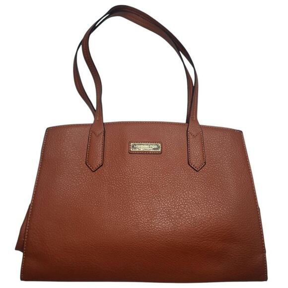 Brown London Fog tote bag - Picture 1 of 6